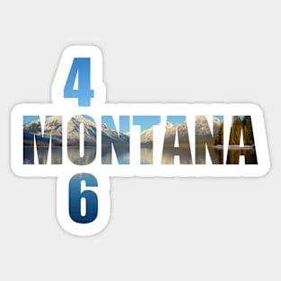 406 Montana Sticker